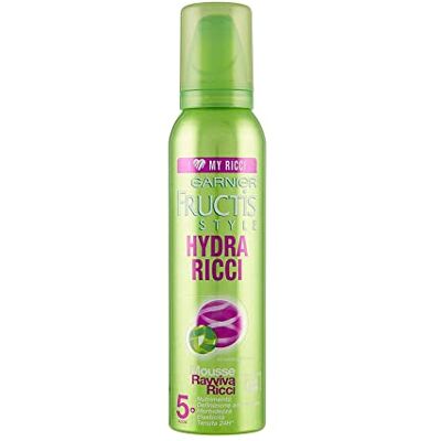 Garnier Fructis Style Hydra Ricci mousse anti-grisonnement bouclés Extra Forte 04 150 ml - Publicité Garnier Fructis Style Hydra Ricci mousse anti-grisonnement bouclés Extra Forte 04 150 ml - Publicité