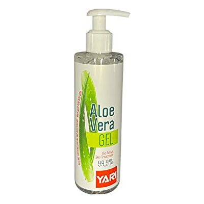 Yari Gel aloe vera bio pur 250 ml soins cheveux visages masque crème hydratante corps apaisant nourrissant coups de soleil soin peau grasse après-shampoing démêlant pure après soleil cire épilation - Publicité Yari Gel aloe vera bio pur 250 ml soins cheveux visages masque crème hydratante corps apaisant nourrissant coups de soleil soin peau grasse après-shampoing démêlant pure après soleil cire épilation - Publicité