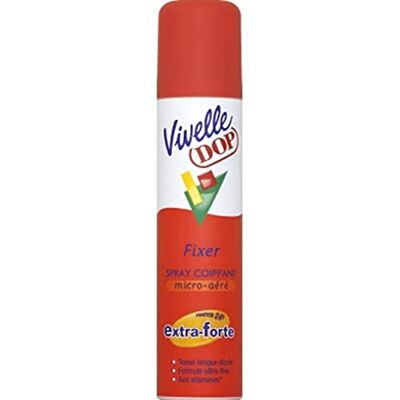 VIVELLE DOP Spray coiffant micro-aéré fixation 24 h extra-forte La bombe de 250 ml - Publicité VIVELLE DOP Spray coiffant micro-aéré fixation 24 h extra-forte La bombe de 250 ml - Publicité