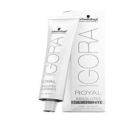 Schwarzkopf - Igora Royal Absolutes SilverWhite - coloration cheveux - Publicité Schwarzkopf - Igora Royal Absolutes SilverWhite - coloration cheveux - Publicité