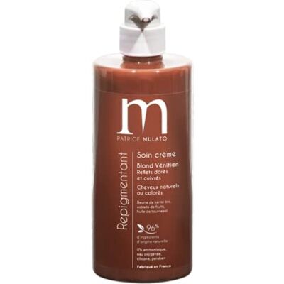 Mulato MUL011 Soin Repigmentant Blond Vénitien 500 ml - Publicité Mulato MUL011 Soin Repigmentant Blond Vénitien 500 ml - Publicité