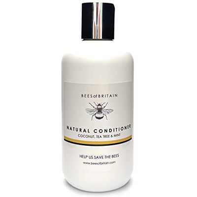 BEES of BRITAIN Après-Shampooing Purifiant Arbre à Thé, Coco & Menthe – Soin Démêlant & Équilibrant au pH 5,5 – Sans Silicone – 99% d'Origine Naturelle – 250ml - Publicité BEES of BRITAIN Après-Shampooing Purifiant Arbre à Thé, Coco & Menthe – Soin Démêlant & Équilibrant au pH 5,5 – Sans Silicone – 99% d'Origine Naturelle – 250ml - Publicité