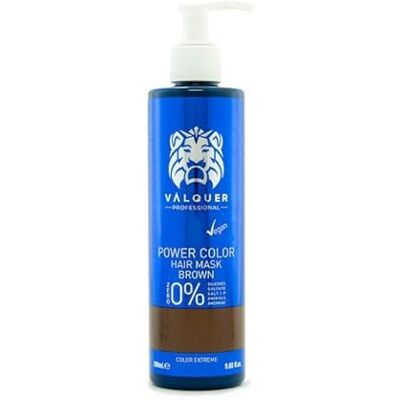 Valquer Power Color Marron 275ml - Masque capillaire végétalien - Publicité Valquer Power Color Marron 275ml - Masque capillaire végétalien - Publicité
