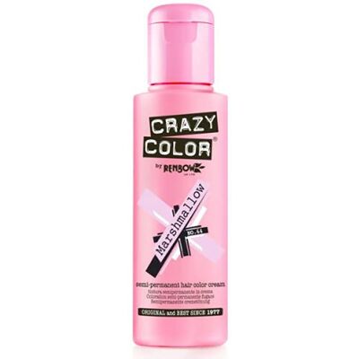 Crazy Color Coloration semi-permanente, MARSHMALLOW PINK, Rose bonbon - Publicité Crazy Color Coloration semi-permanente, MARSHMALLOW PINK, Rose bonbon - Publicité