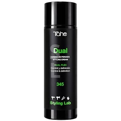 Tahe Styling Lab Dual 345 Crème coiffante pour contrôle, définition et souplesse avec kératine végétale, provitamine B5 et technologie Dual Plex, 150 ml - Publicité Tahe Styling Lab Dual 345 Crème coiffante pour contrôle, définition et souplesse avec kératine végétale, provitamine B5 et technologie Dual Plex, 150 ml - Publicité