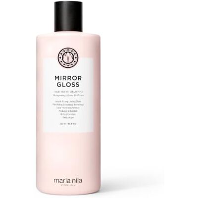 Maria Nila Mirror Gloss Shampooing – Brillance Instantanée Shampooing Sans Sulfates pour Cheveux Ternes, Protège la Couleur Oligopeptides de Quinoa pour une Brillance Immédiate - Publicité Maria Nila Mirror Gloss Shampooing – Brillance Instantanée Shampooing Sans Sulfates pour Cheveux Ternes, Protège la Couleur Oligopeptides de Quinoa pour une Brillance Immédiate - Publicité
