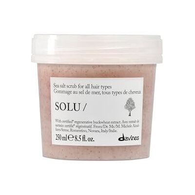 Davines Gommage capillaire au sel de mer pour tous les types de cheveux - Publicité Davines Gommage capillaire au sel de mer pour tous les types de cheveux - Publicité