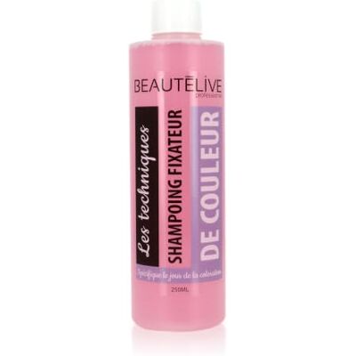 Beautélive Shampoing fixateur de couleur Les techniques 250ml,1000ml - Publicité Beautélive Shampoing fixateur de couleur Les techniques 250ml,1000ml - Publicité