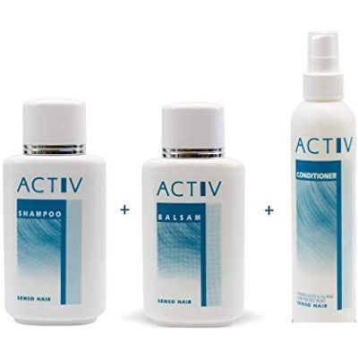 Unbekannt GFH ACTIV Kit d'entretien pour perruques Shampooing 250 ml + Baume 250 ml + Après-shampoing 200 ml - Publicité Unbekannt GFH ACTIV Kit d'entretien pour perruques Shampooing 250 ml + Baume 250 ml + Après-shampoing 200 ml - Publicité