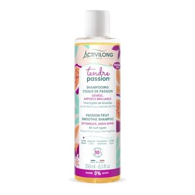 Activilong Shampooing Coulis de Passion Tendre Passion Démêle & Apporte de la Brillance Convient aux cheveux Bouclés à Crépus 98% d'ingrédients d'origine naturelle Made in France 250 ml - Publicité Activilong Shampooing Coulis de Passion Tendre Passion Démêle & Apporte de la Brillance Convient aux cheveux Bouclés à Crépus 98% d'ingrédients d'origine naturelle Made in France 250 ml - Publicité