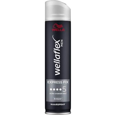 WELLAFLEX Men Express Fix Laque pour cheveux Tenue ultra forte Tenue 48 heures Laque végétalienne Testé dermatologiquement 250 ml - Publicité WELLAFLEX Men Express Fix Laque pour cheveux Tenue ultra forte Tenue 48 heures Laque végétalienne Testé dermatologiquement 250 ml - Publicité