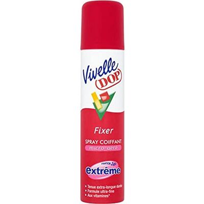 VIVELLE DOP Fixer Spray Coiffant Micro-aéré Fixation 24h Extrême 250ml (lot de 3) - Publicité VIVELLE DOP Fixer Spray Coiffant Micro-aéré Fixation 24h Extrême 250ml (lot de 3) - Publicité