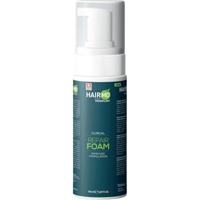 HairMD Mousse de Croissance et de Réparation des Cheveux, 150ml, Mousse Unisexe, Nourrit et Hydrate la Peau après Greffe, Répare et Nettoie le Cuir Chevelu, Idéal pour Peau Sensible - Publicité HairMD Mousse de Croissance et de Réparation des Cheveux, 150ml, Mousse Unisexe, Nourrit et Hydrate la Peau après Greffe, Répare et Nettoie le Cuir Chevelu, Idéal pour Peau Sensible - Publicité