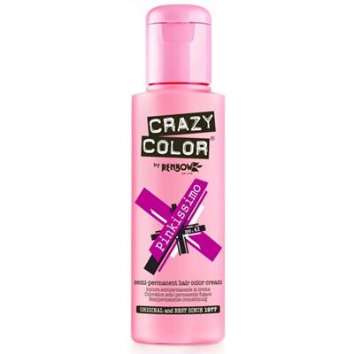 Crazy Color Coloration semi-permanente PINKISSIMO - Publicité Crazy Color Coloration semi-permanente PINKISSIMO - Publicité