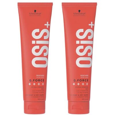 Schwarzkopf Professional OSiS G. Force Gel Coiffant Pour Cheveux Moyens À Épais Définition Parfaite Brillance Finition Non Collante Fixation Très Forte 150 ml lot de 2 - Publicité Schwarzkopf Professional OSiS G. Force Gel Coiffant Pour Cheveux Moyens À Épais Définition Parfaite Brillance Finition Non Collante Fixation Très Forte 150 ml lot de 2 - Publicité