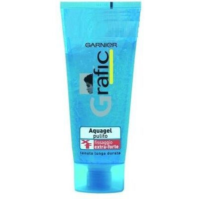 Garnier Grafic Aquagel Fissaggio Extra Forte Gel 200 ml - Publicité Garnier Grafic Aquagel Fissaggio Extra Forte Gel 200 ml - Publicité