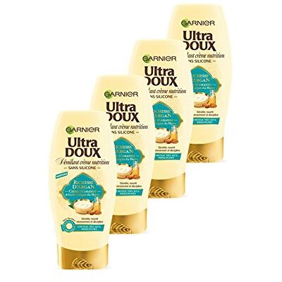 Garnier Ultra Doux Après-Shampooing Richesse d'Argan 800 ml Lot de 4 - Publicité Garnier Ultra Doux Après-Shampooing Richesse d'Argan 800 ml Lot de 4 - Publicité