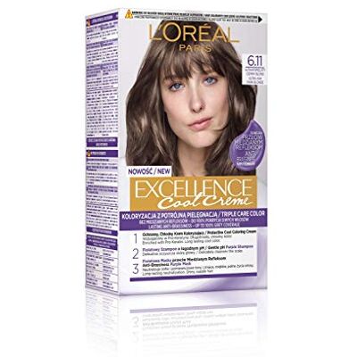 L'Oréal Paris Excellence Cool Blond Foncé - Coloration Capillaire - Publicité L'Oréal Paris Excellence Cool Blond Foncé - Coloration Capillaire - Publicité