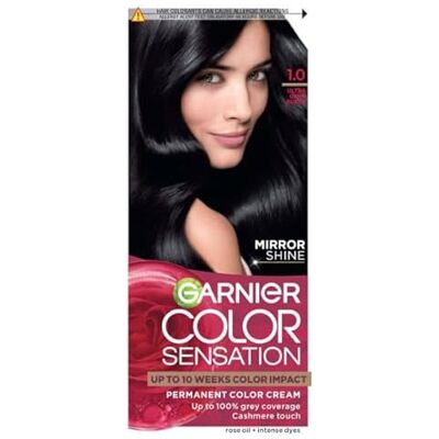 Garnier Color Sensational 1.0 Ultra Onyx Black Lot de 3 - Publicité Garnier Color Sensational 1.0 Ultra Onyx Black Lot de 3 - Publicité