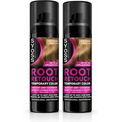 Schwarzkopf Retoucheur de racine, spray de teinture temporaire instantané pour la repousse du blond, blond foncé Duo Box - Publicité Schwarzkopf Retoucheur de racine, spray de teinture temporaire instantané pour la repousse du blond, blond foncé Duo Box - Publicité