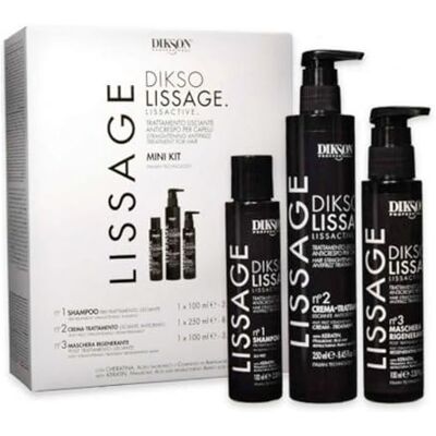 Dikson DiksoLissage Mini-Kit - Traitement lissant - Publicité Dikson DiksoLissage Mini-Kit - Traitement lissant - Publicité