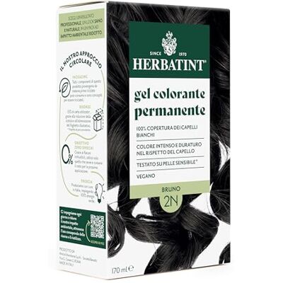 Herbatint Coloration permanente pour cheveux marron 2N 170 ml Sans ammoniaque Couverture 100 % pour cheveux blancs Pour peaux sensibles Avec 8 extraits naturels bio - Publicité Herbatint Coloration permanente pour cheveux marron 2N 170 ml Sans ammoniaque Couverture 100 % pour cheveux blancs Pour peaux sensibles Avec 8 extraits naturels bio - Publicité