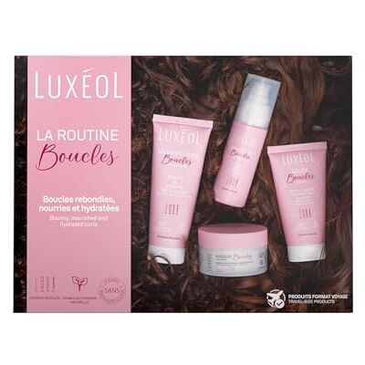 Luxéol LUXEOL Coffret Routine Boucles Voyage Nourît, Définit & Gaine Sublime Les Boucles Limite les Frisottis Parfum Gourmand Shampooing en 75ml + Masque, Crème De Soin et Gelée en 50ml - Publicité Luxéol LUXEOL Coffret Routine Boucles Voyage Nourît, Définit & Gaine Sublime Les Boucles Limite les Frisottis Parfum Gourmand Shampooing en 75ml + Masque, Crème De Soin et Gelée en 50ml - Publicité