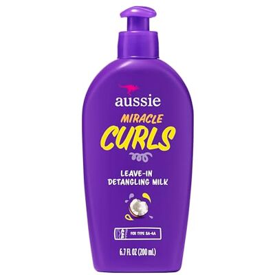 Aussie Laissez-In démêlant Lait Miracle Curls 6,7 oz (200 ml) - Publicité Aussie Laissez-In démêlant Lait Miracle Curls 6,7 oz (200 ml) - Publicité
