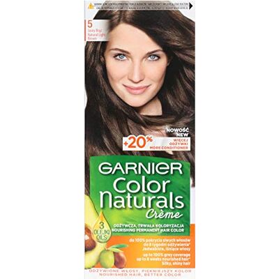 Crème Coloration Châtain Clair - Garnier - Publicité Crème Coloration Châtain Clair - Garnier - Publicité