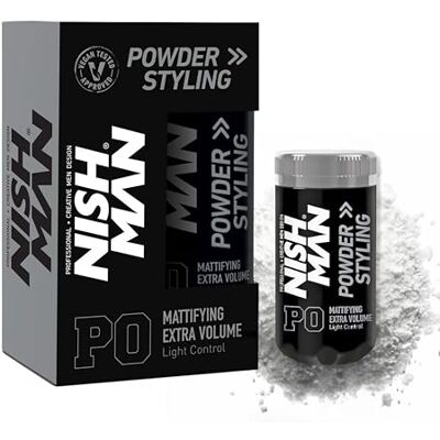 Nishman - Polvo Para Peinar El Cabello 20g - 20g - Hair Styling Powder - Publicité Nishman - Polvo Para Peinar El Cabello 20g - 20g - Hair Styling Powder - Publicité
