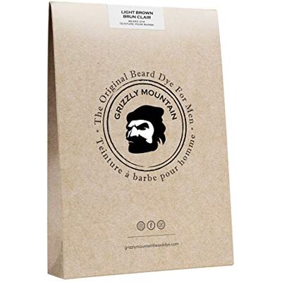 Grizzly Mountain - Beard Dye - Light Brown - Beard Dye - Publicité Grizzly Mountain - Beard Dye - Light Brown - Beard Dye - Publicité