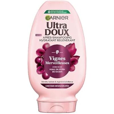 Garnier Ultra Doux Après-shampoing à l'huile de pépin de raisin 200 ml - Publicité Garnier Ultra Doux Après-shampoing à l'huile de pépin de raisin 200 ml - Publicité
