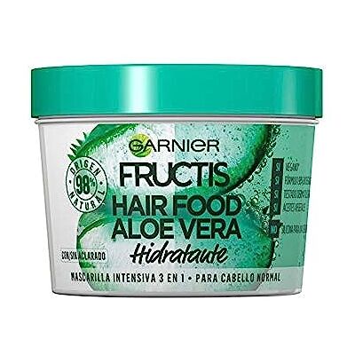 Garnier Fructis Aloe Vera Hair Food Masque hydratant 3 en 1 pour cheveux normaux à secs 390 ml - Publicité Garnier Fructis Aloe Vera Hair Food Masque hydratant 3 en 1 pour cheveux normaux à secs 390 ml - Publicité