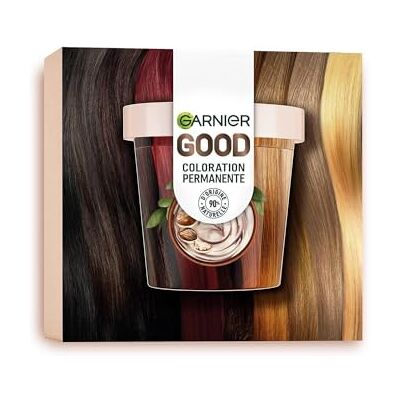 Garnier Coloration Permanente Sans Ammoniaque 90% d'Ingrédients d'Origine Naturelle Beurre de Karité 100% Couverture Cheveux Blancs Kit Recharge Châtain Clair Café (5.0) - Publicité Garnier Coloration Permanente Sans Ammoniaque 90% d'Ingrédients d'Origine Naturelle Beurre de Karité 100% Couverture Cheveux Blancs Kit Recharge Châtain Clair Café (5.0) - Publicité