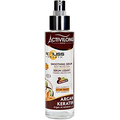 Activilong Sérum Lissant Thermo-Protecteur Actiliss Cheveux Lissés Ou Défrisés Protège Et Répare Anti-frisottis Enrichi En Huile d'Argan Et Kératine Made In France 125ml - Publicité Activilong Sérum Lissant Thermo-Protecteur Actiliss Cheveux Lissés Ou Défrisés Protège Et Répare Anti-frisottis Enrichi En Huile d'Argan Et Kératine Made In France 125ml - Publicité