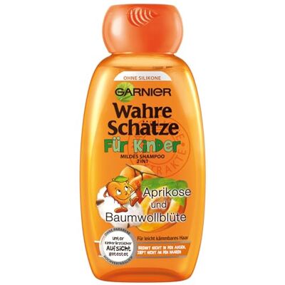 Garnier - 2-en-1 True Treasures Mild - Enfants - Shampoing - Publicité Garnier - 2-en-1 True Treasures Mild - Enfants - Shampoing - Publicité