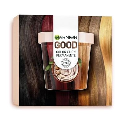 Coloration Garnier Rôti de Café - Permanente, Couverture jusqu'à 100% de cheveux gris - Publicité Coloration Garnier Rôti de Café - Permanente, Couverture jusqu'à 100% de cheveux gris - Publicité