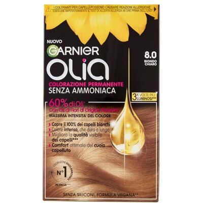 Garnier Olia 8.0 Biondo Chiaro - Publicité Garnier Olia 8.0 Biondo Chiaro - Publicité