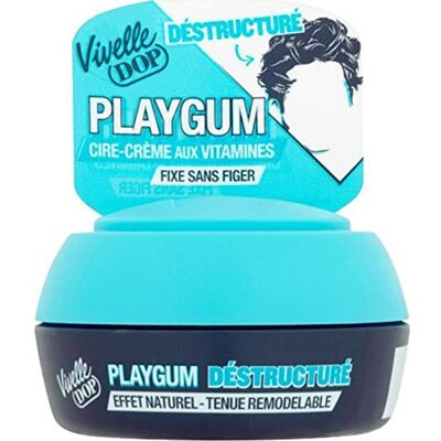 VIVELLE DOP Playgum Déstructuré Cire-Crème aux Vitamines 80ml (lot de 3) - Publicité VIVELLE DOP Playgum Déstructuré Cire-Crème aux Vitamines 80ml (lot de 3) - Publicité