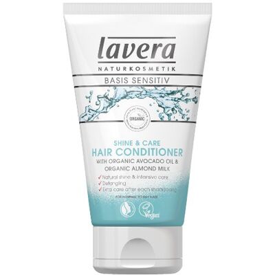 Lavera Basis Sensitiv humidité & soin après-shampoing - Cuir chevelu sensible - 200ml - Publicité Lavera Basis Sensitiv humidité & soin après-shampoing - Cuir chevelu sensible - 200ml - Publicité
