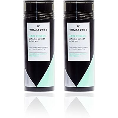 Vidalforce Fibres Capillaires - Microfibres de Kératine pour Chute de Cheveux - Gris Clair - Publicité Vidalforce Fibres Capillaires - Microfibres de Kératine pour Chute de Cheveux - Gris Clair - Publicité
