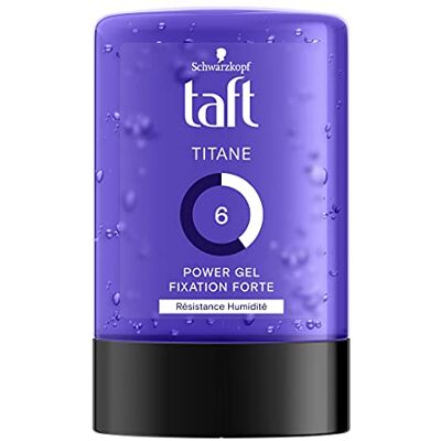 Schwarzkopf Taft Gel Cheveux Coiffant Power Gel Titane, 300ml, 1 Unité (Lot de 1) - Publicité Schwarzkopf Taft Gel Cheveux Coiffant Power Gel Titane, 300ml, 1 Unité (Lot de 1) - Publicité
