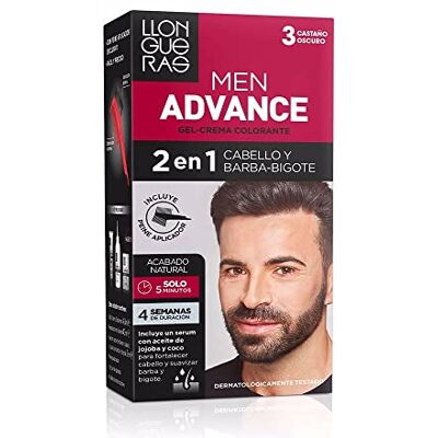 Llongueras Men Advance 3-Castaño Oscuro pour homme, idéal pour utilisation pratique, format pratique - Publicité Llongueras Men Advance 3-Castaño Oscuro pour homme, idéal pour utilisation pratique, format pratique - Publicité