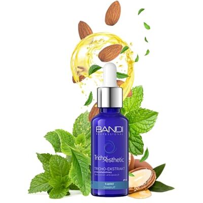 BANDI Extrait Concentré Anti-pelliculaire Soin Cuir Chevelu Lotion Capillaire Nourrissante Aux Huiles Damande Dargan et Arbre à Thé Apaisante Revitalisante Brillance Naturelle Cheveux Sains - Publicité BANDI Extrait Concentré Anti-pelliculaire Soin Cuir Chevelu Lotion Capillaire Nourrissante Aux Huiles Damande Dargan et Arbre à Thé Apaisante Revitalisante Brillance Naturelle Cheveux Sains - Publicité