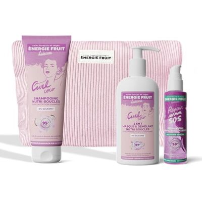 Trousse Routine Energie Fruit - Shampoo nourrissant pour bouclés - Publicité Trousse Routine Energie Fruit - Shampoo nourrissant pour bouclés - Publicité