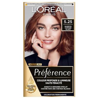 L'OREAL PARIS RECITAL Coloration Permanente - Chocolat Brun - Publicité L'OREAL PARIS RECITAL Coloration Permanente - Chocolat Brun - Publicité