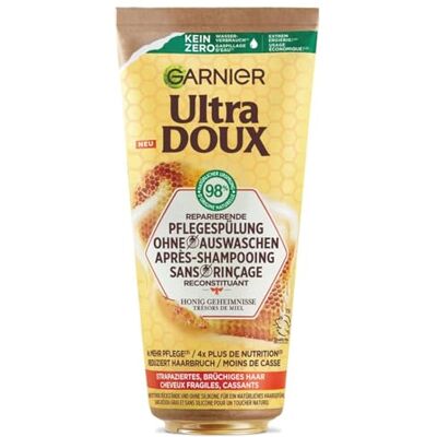 Garnier Après-Shampooing Sans Rinçage Ultra Doux Trésors de Miel - Publicité Garnier Après-Shampooing Sans Rinçage Ultra Doux Trésors de Miel - Publicité