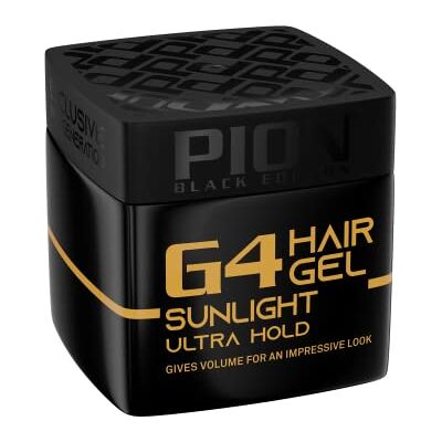 Pion - G4 Sunlight - Édition Noire - Gel capillaire - Publicité Pion - G4 Sunlight - Édition Noire - Gel capillaire - Publicité