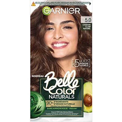 Garnier Belle Color Naturals 5.0 Blond naturel - Coloration cheveux sans ammoniaque - Publicité Garnier Belle Color Naturals 5.0 Blond naturel - Coloration cheveux sans ammoniaque - Publicité