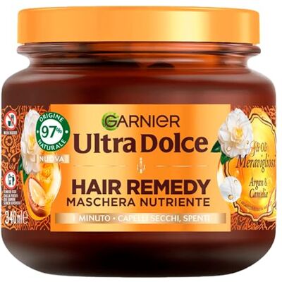Garnier wahre Trésors haar-maske, Masque cheveux pour Intensif soin de cheveux ( Avec Huile Argan & camelia-öl pour SEC cheveu) 1 x 300 ml) - Publicité Garnier wahre Trésors haar-maske, Masque cheveux pour Intensif soin de cheveux ( Avec Huile Argan & camelia-öl pour SEC cheveu) 1 x 300 ml) - Publicité